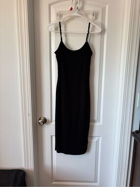 Black Midi shape-wear dress